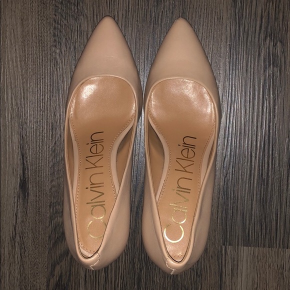 Calvin Klein Shoes - Nude Calvin Klein heels